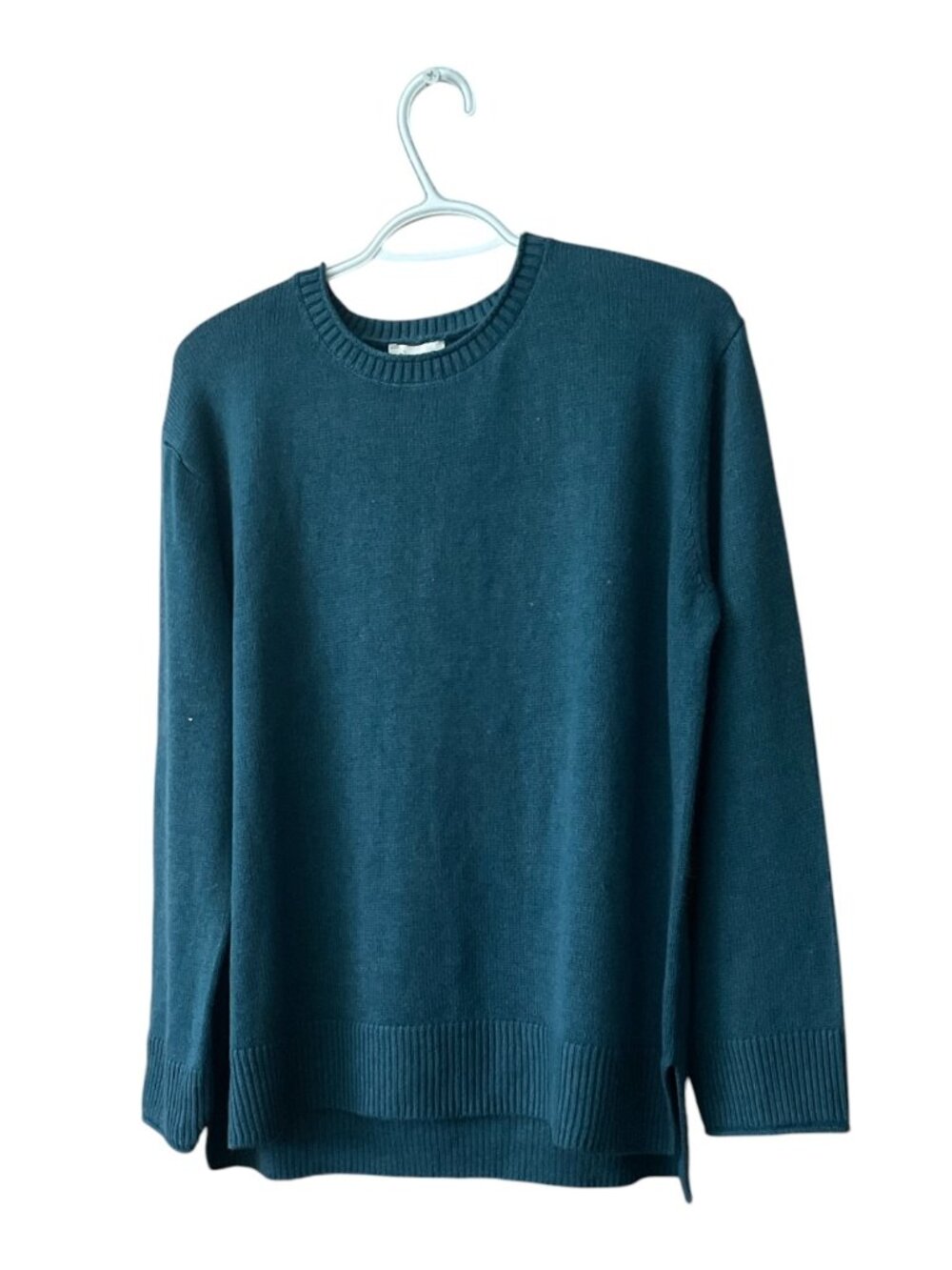 Women's Long Sleeve Sweater, Ella Moss, M, Green, NWT